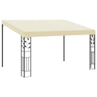 Wall gazebo 4x3x2.5 m cream
