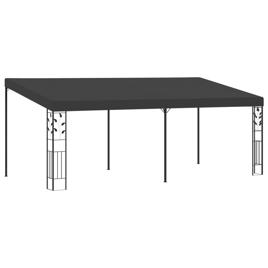 Wandprieel 6X3X2,5 M Antraciet
