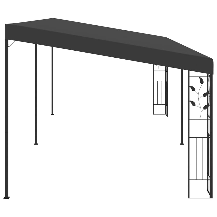 Wandprieel 6X3X2,5 M Antraciet