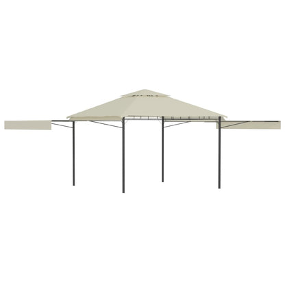 Prieel Met Uitschuifbare Daken 180 G/M² 3X3X2,75 M Crème