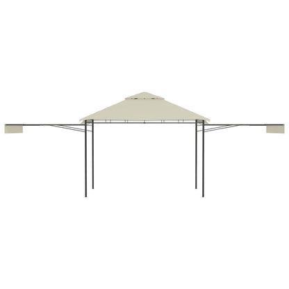 Prieel Met Uitschuifbare Daken 180 G/M² 3X3X2,75 M Crème