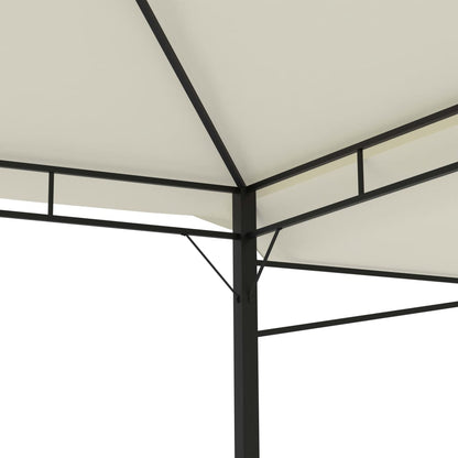 Prieel Met Uitschuifbare Daken 180 G/M² 3X3X2,75 M Crème