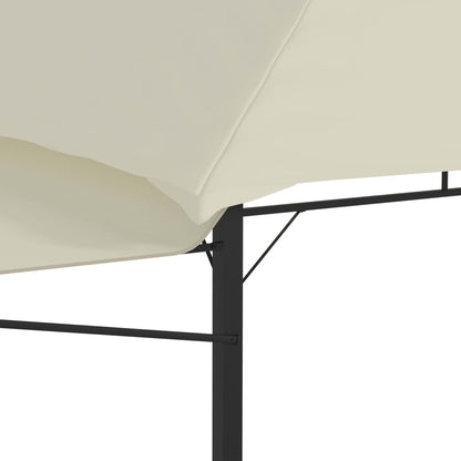 Prieel Met Uitschuifbare Daken 180 G/M² 3X3X2,75 M Crème