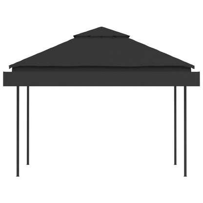 Prieel Met Uitschuifbare Daken 180 G/M² 3X3X2,75 M Antraciet