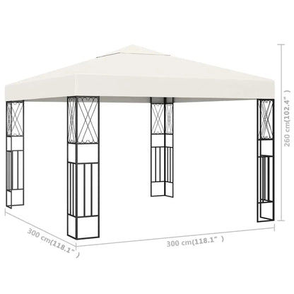 Prieel Stof 3 x 3 m Crème