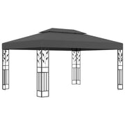 Prieel 3x4 m antraciet dubbel dak