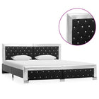 Bedframe kunstleer zwart 180x200 cm