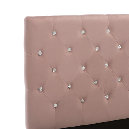 Bedframe Fluweel 90 x 200 cm Roze