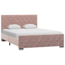 Bedframe Fluweel 120 x 200 cm Roze