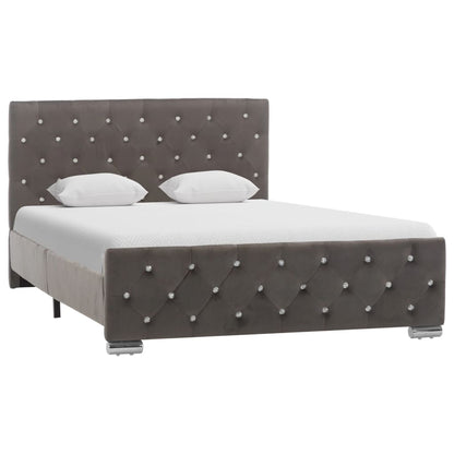 Bedframe Stof 120 x 200 cm Grijs