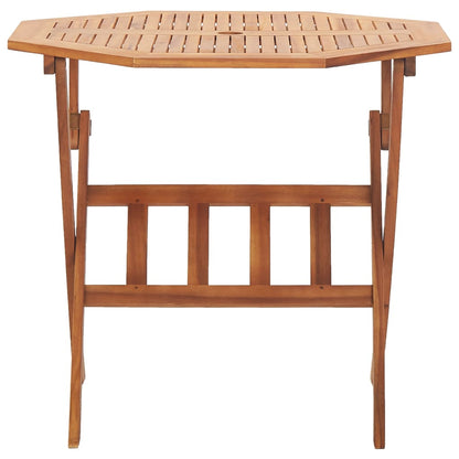 Tuintafel inklapbaar 90x75 cm massief acaciahout