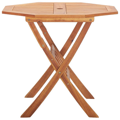 Tuintafel inklapbaar 90x75 cm massief acaciahout