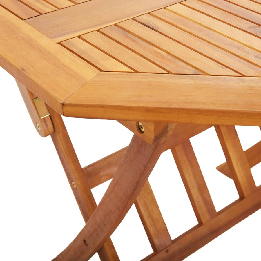Tuintafel inklapbaar 90x75 cm massief acaciahout