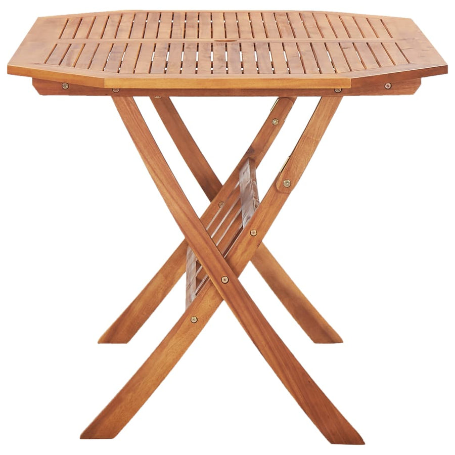 Tuintafel Inklapbaar 135X85X75 Cm Massief Acaciahout
