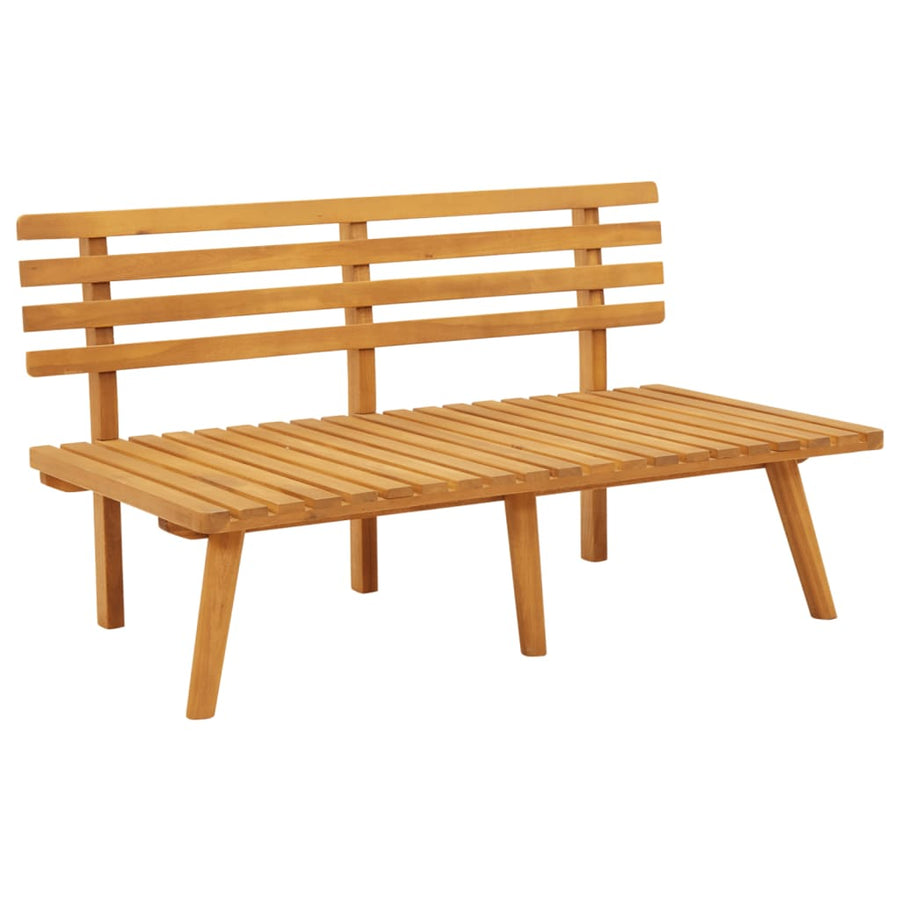 Tuin Met Kussens 5 Cm Massief Acaciahout Bank
