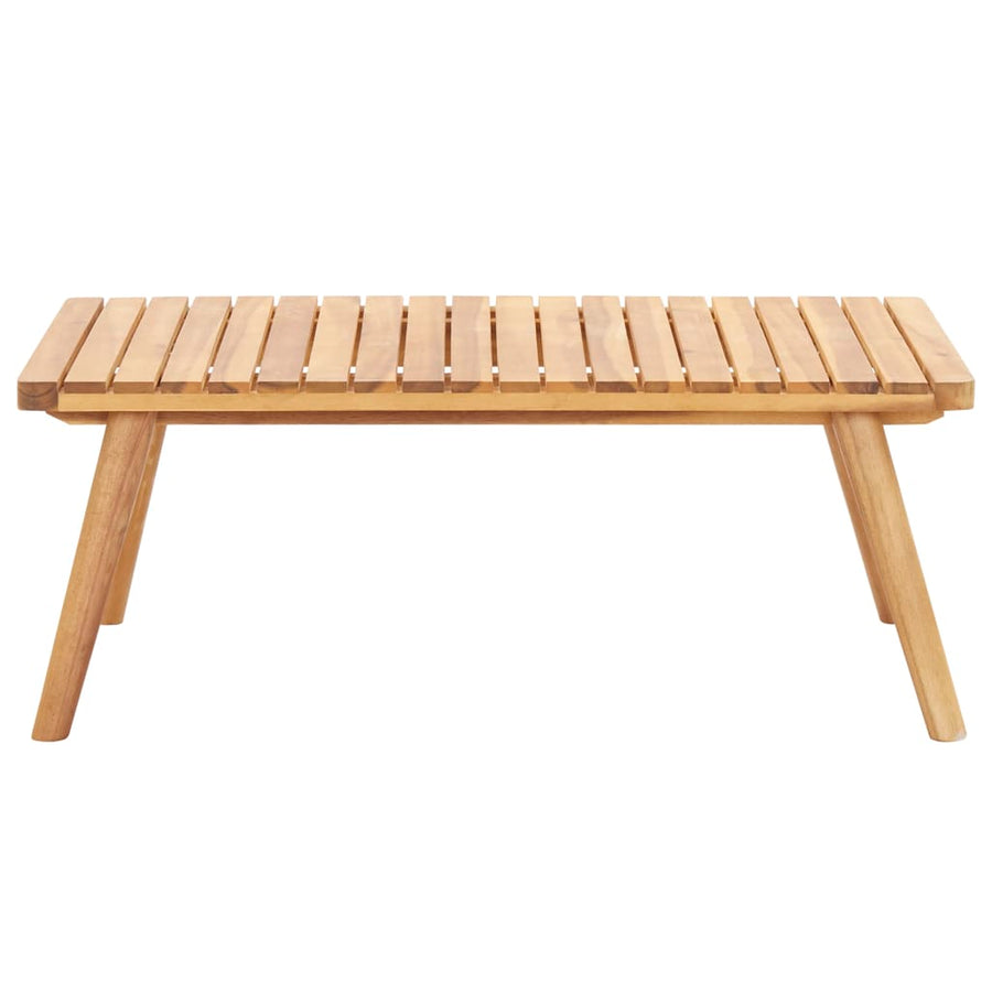 4-Delige Loungeset Met Kussens Massief Acaciahout 1 Bank + 2x Fauteuil + Tafel