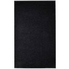 Deurmat 117x220 cm zwart PVC