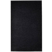 Deurmat 117x220 cm zwart PVC