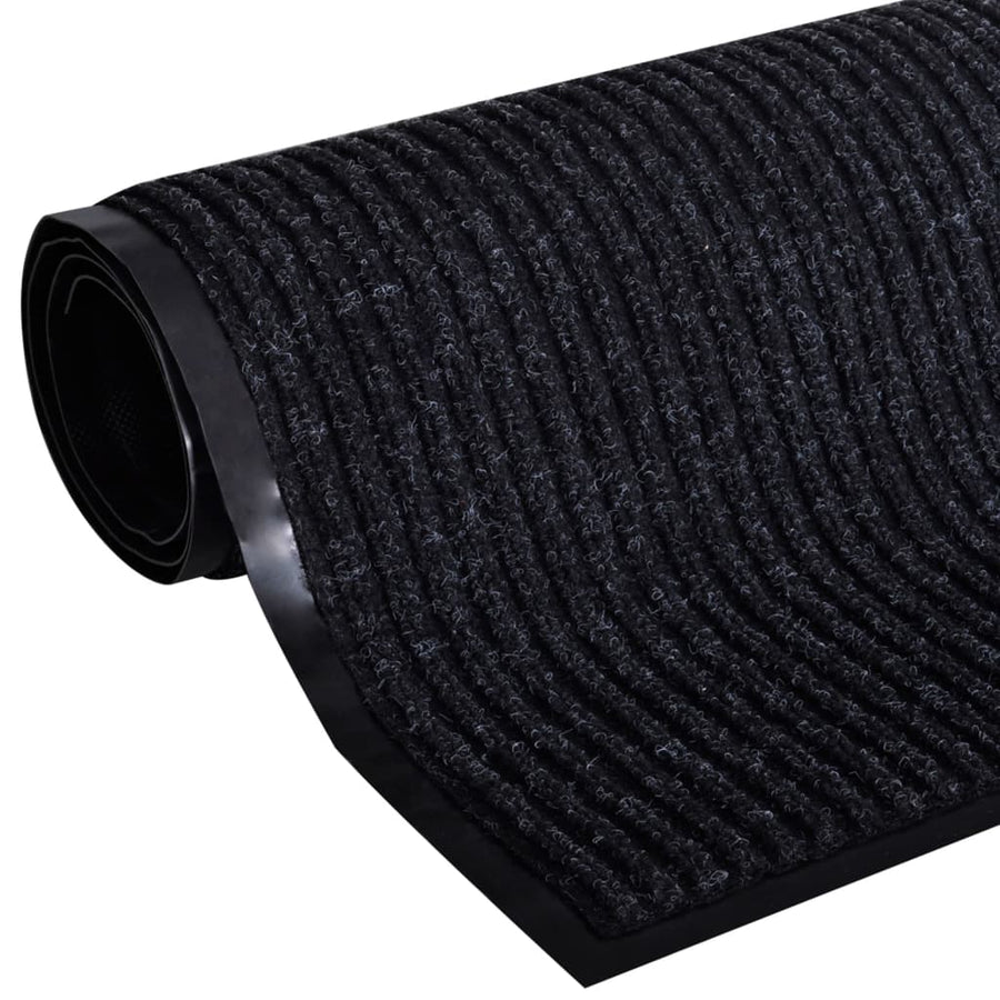 Deurmat 120X220 Cm Pvc Zwart