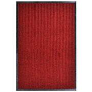 Deurmat 117x220 cm PVC rood
