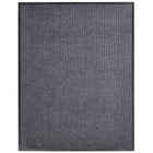 Doormat 117x220 cm PVC grey