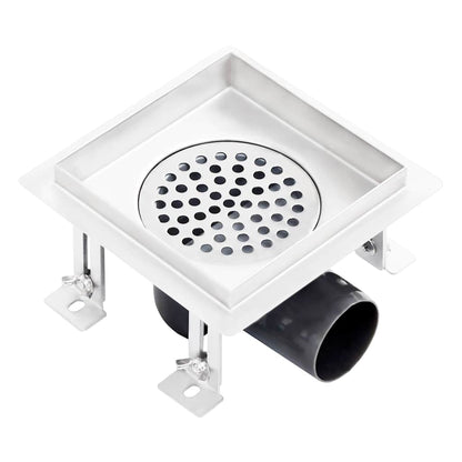 Doucheafvoer Met 2-In-1 Deksels 15X15 Cm Roestvrij Staal 15 x 15 cm