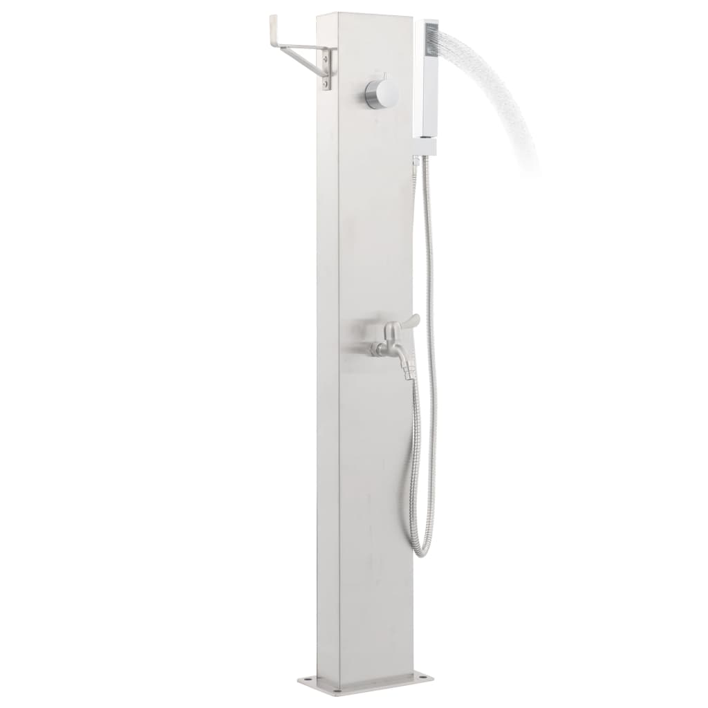 Tuindouchekraan 110 Cm Roestvrij Staal