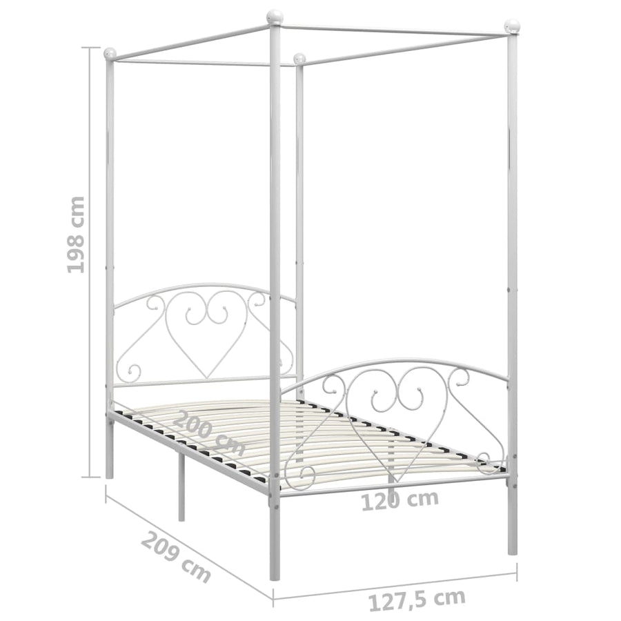 Hemelbedframe Metaal 120 x 200 cm