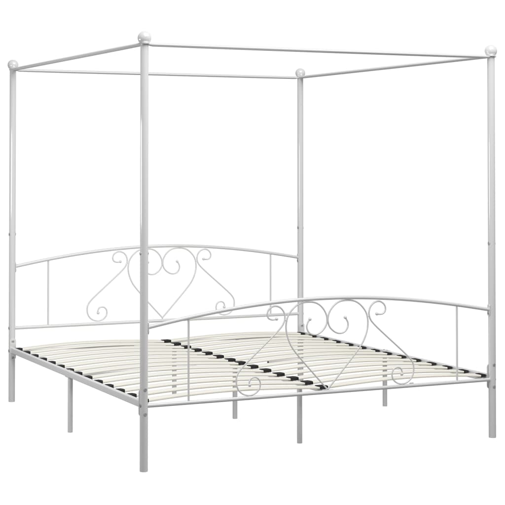 Hemelbedframe Metaal 200 x 200 cm