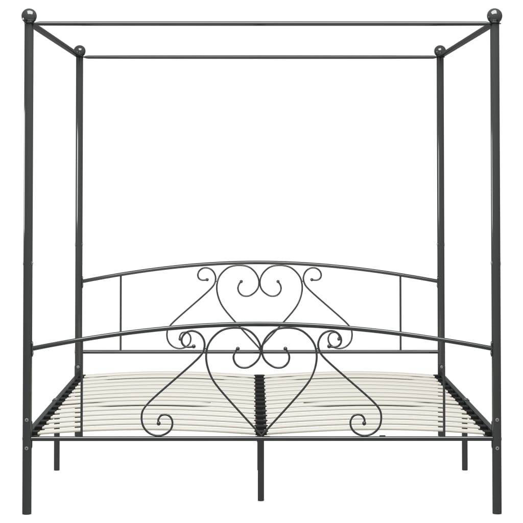 Hemelbedframe Metaal 200 x 200 cm