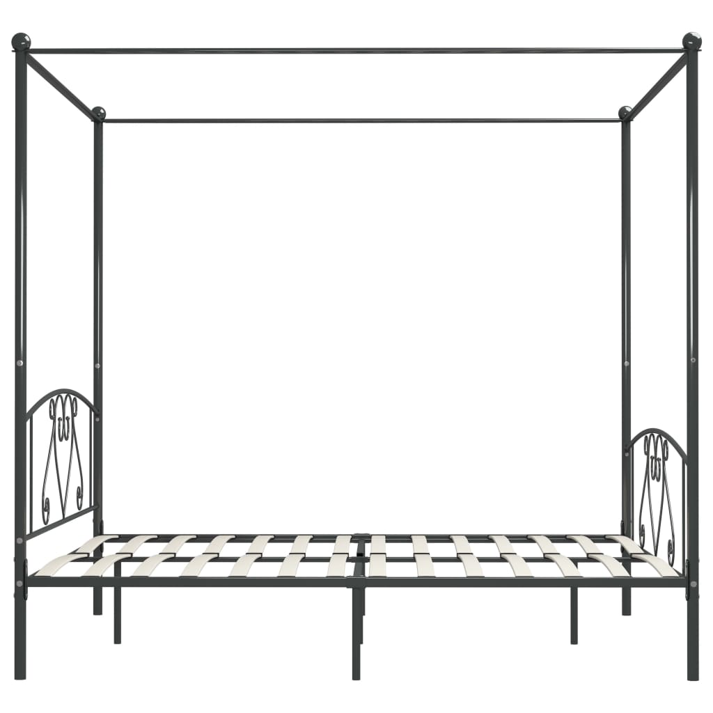 Hemelbedframe Metaal 200 x 200 cm