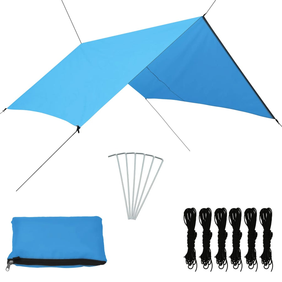 Afdekzeil 3X2,85 M Blauw