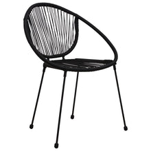 Tuinstoelen 2 St Pvc-Rattan Zwart