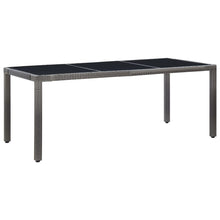 -Delige Tuinset Poly Rattan 9 Grijs