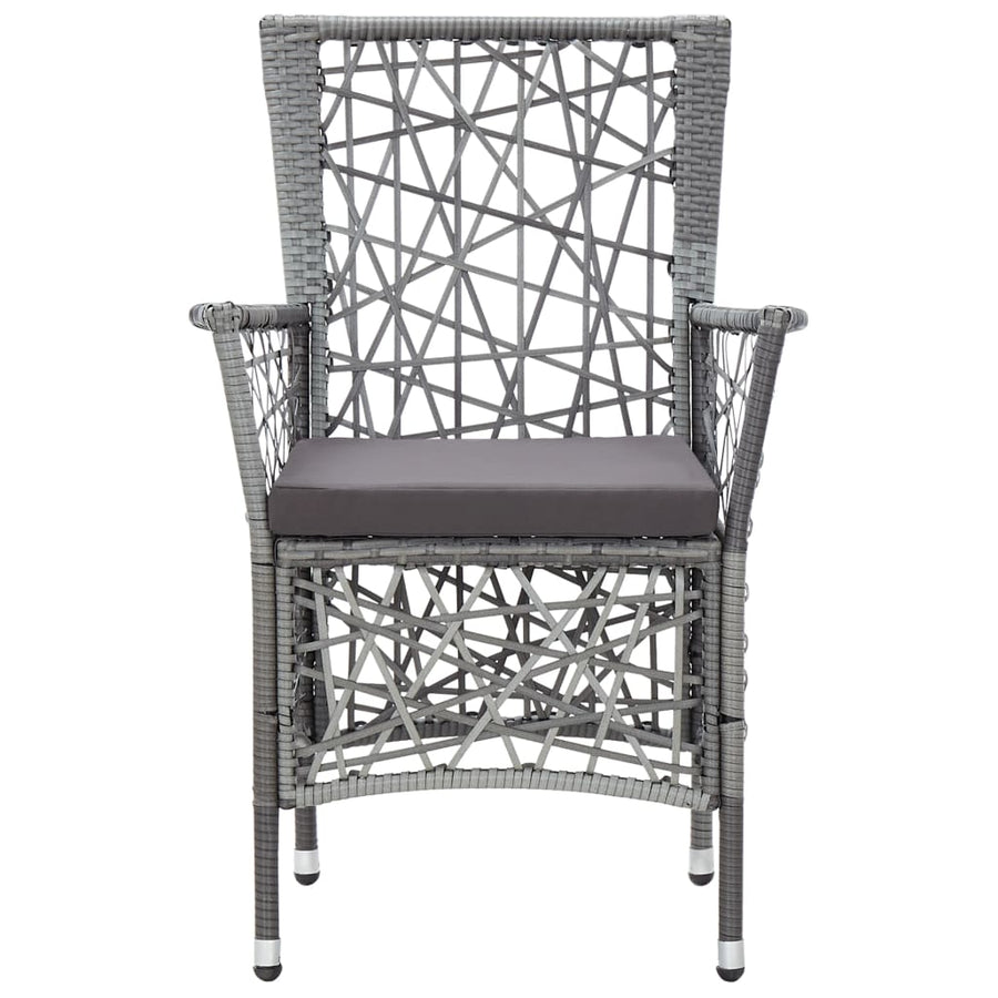 -Delige Tuinset Poly Rattan 9 Grijs