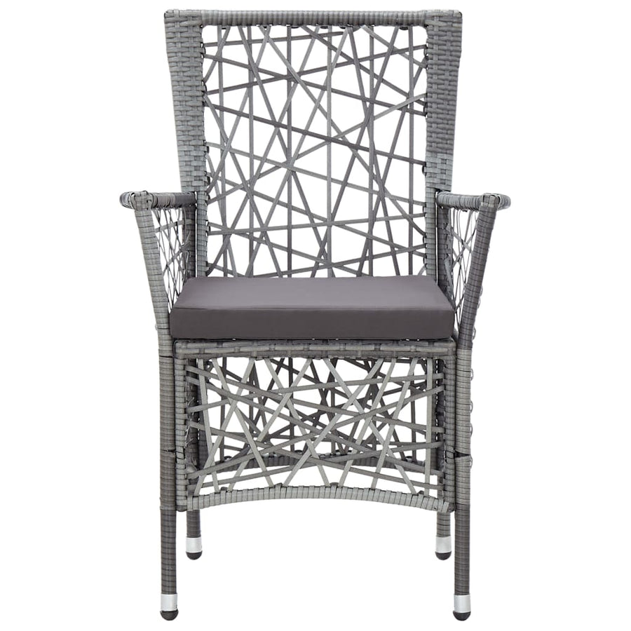 -Delige Tuinset Poly Rattan 7 Grijs