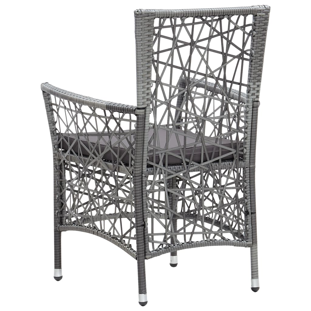 -Delige Tuinset Poly Rattan 7 Grijs