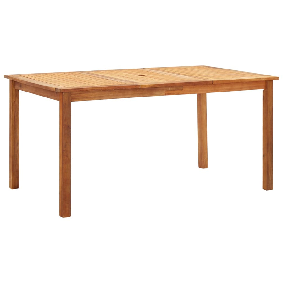 7-Delige Eethoek Poly Rattan En Massief Acaciahout Grijs 6