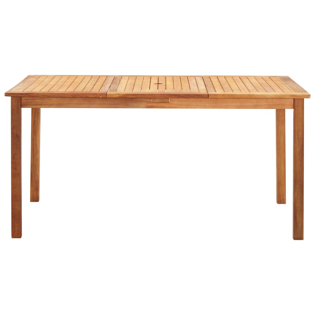 7-Delige Eethoek Poly Rattan En Massief Acaciahout Grijs 6