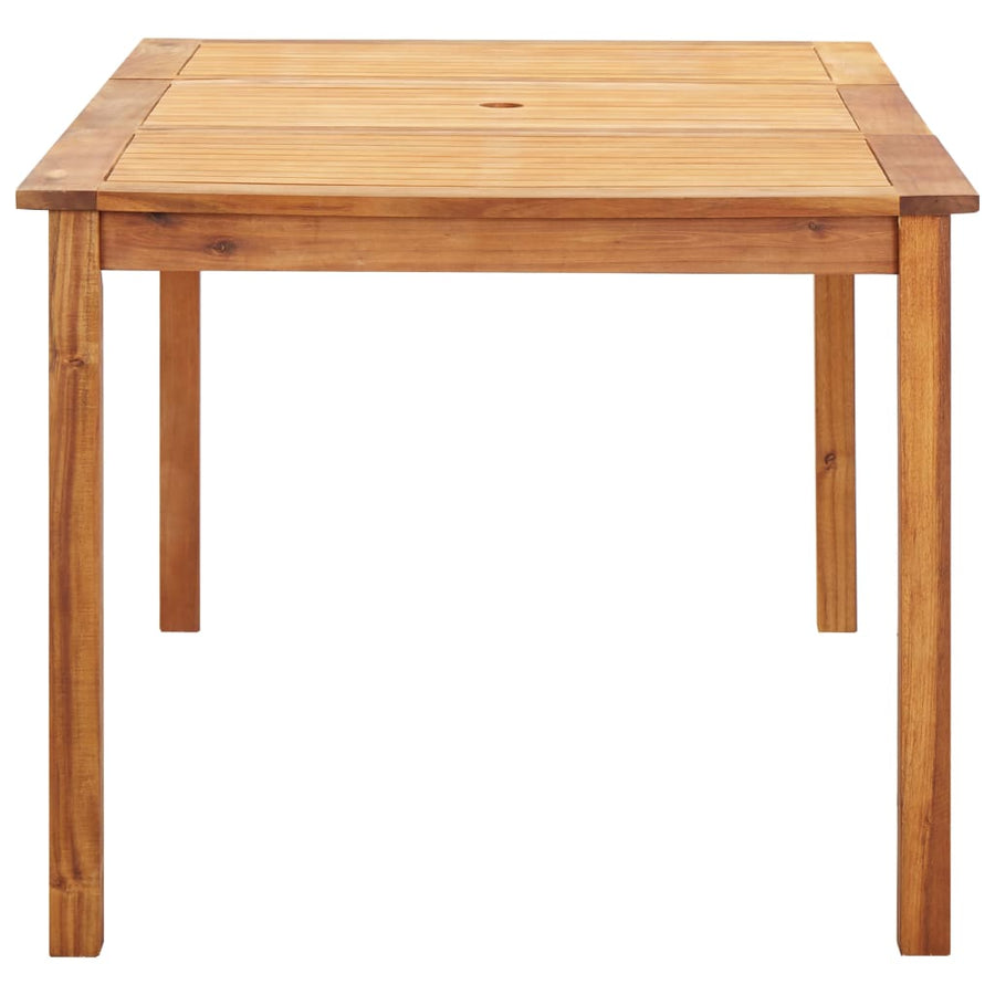 7-Delige Eethoek Poly Rattan En Massief Acaciahout Grijs 6