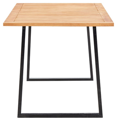 7-Delige Tuinset Poly Rattan En Acaciahout Zwart 7