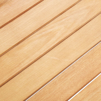 7-Delige Tuinset Poly Rattan En Acaciahout Zwart 7