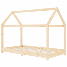 Kinderbedframe Massief Grenenhout 70 x 140 cm Bruin