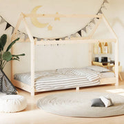 Kinderbedframe grenenhout 80x160 cm boomhut