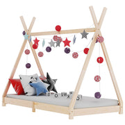 Kinderbedframe 80x160 cm massief grenenhout