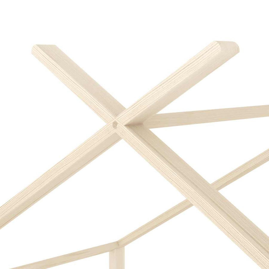 Kinderbedframe Massief Grenenhout 80 x 160 cm Bruin