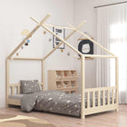 Kinderbedframe grenenhout 80x160 cm