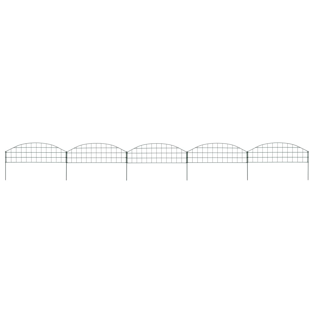 Schuttingset Gebogen 77,3X26 Cm Groen 77.3 x 26 cm
