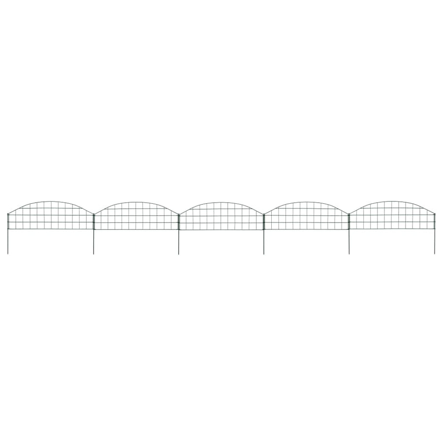 Schuttingset Gebogen 77,3X26 Cm Groen 77.3 x 26 cm