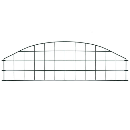 Schuttingset Gebogen 77,3X26 Cm Groen 77.3 x 26 cm
